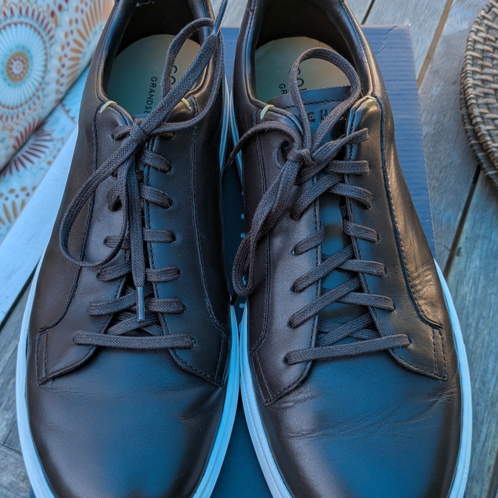 Cole Haan Brown Leather Sneakers Sz 10